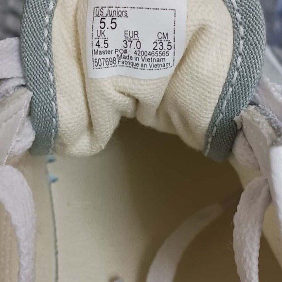 Vans Old Skool Theory Checkerboard Pure Grey Sneakers Juniors‎ Size 5.5 - Picture 9 of 10